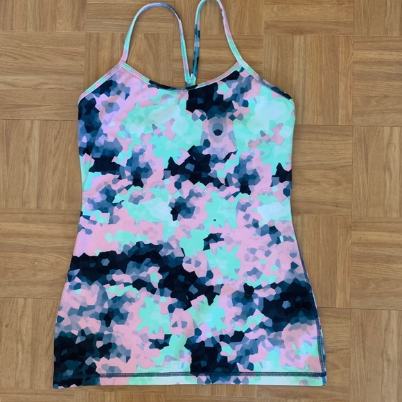 lululemon athletica Tops - Lululemon Floral Bra Power Y Tank
